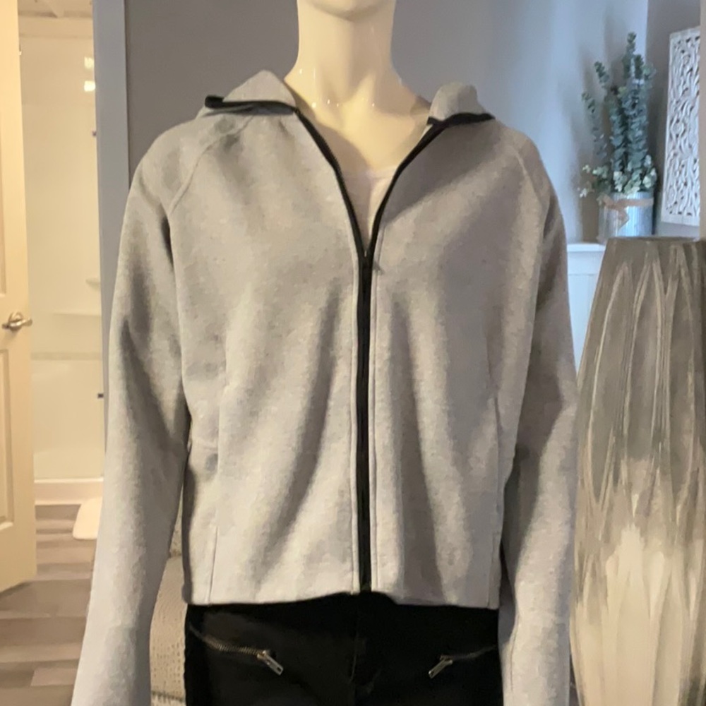 Layer 8 grey zip up